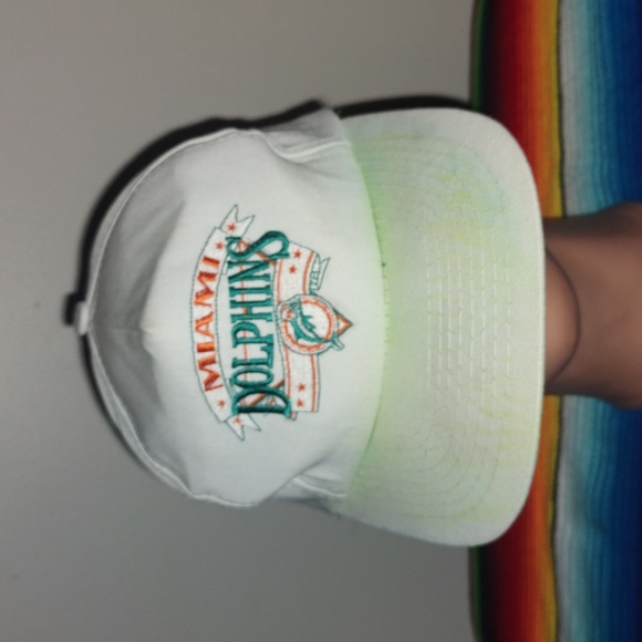 Vintage Deadstock NFL Miami Dolphins Officially Licensed Products Snapback Hat - Picture 1 of 9